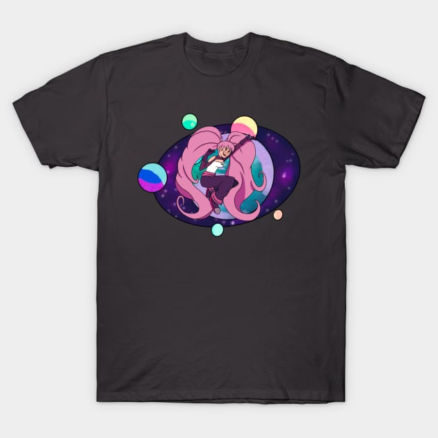 I love thinking about the crushing void of space! T-Shirt by AmyNewBlue